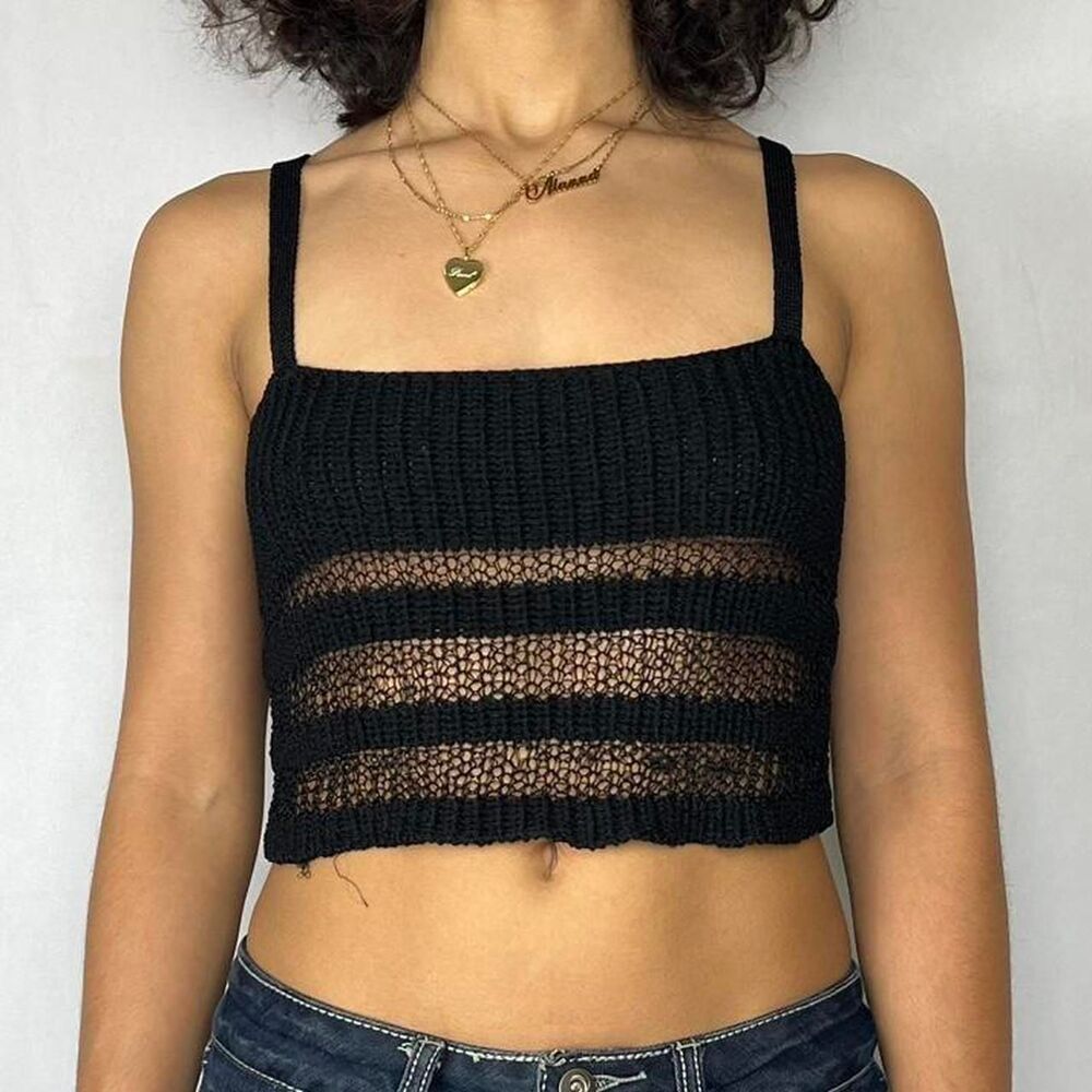 Unbranded Women's Black Crop-top